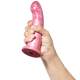 HERSPOT FLESHLIGHT - GODE COURBÉ ROSE DORÉ L