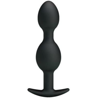 BALLES ANAL EN SILICONE 12.5 CM NOIRES