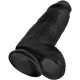 KING COCK - PÉNIS RÉALISTE CHUBBY 23 CM NOIR