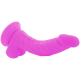 DIVERSIA - DILDO VIBRANT FLEXIBLE VIOLET 21.5 CM -O- 4.5 CM