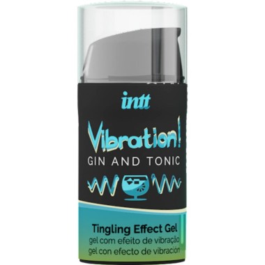 GEL VIBRATEUR LIQUIDE PUISSANT STIMULANT INTIME GIN & TONIC 15ML