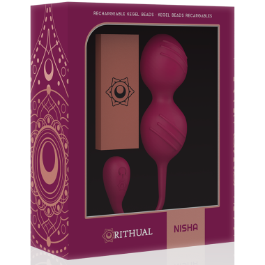 BALLES DE KEGEL VIBRANTES RECHARGEABLES NISHA ORCHIDÉE