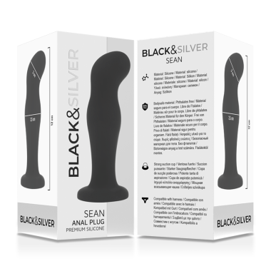 SEAN PLUG ANAL PREMIUM SILICONE NOIR