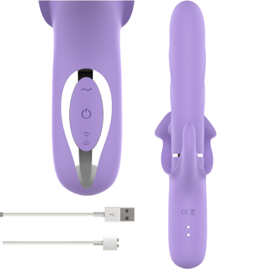 VIBRATEUR RECHARGEABLE MULTIFONCTION BILLIE ASPIRATION ET PULSAT...