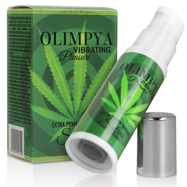 VIBRATING PLEASURE CANNABIS EXTRA SATIVA