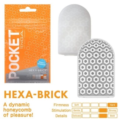 POCHE MASTURBATEUR HEXA BRIQUE