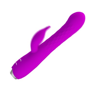 VIBRATEUR MOLLY AVEC ROTATION RECHARGEABLE