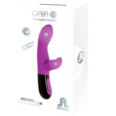 VIBRATEUR LAPIN GAIA 2.0 VIOLET