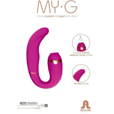 MY·G CLITORIS SUCKER ET STIMULATEUR DE POINT G ROSE