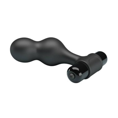 PLUG ANAL VIBRATEUR EN SILICONE NOIR