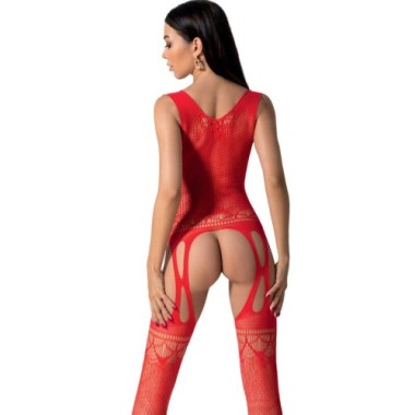 PASSION - BS099 BODYSTOCKING ROUGE TAILLE UNIQUE