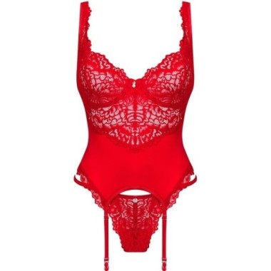 OBSESSIVE - CORSET ET TANGA AMOR CHERRIS S/M