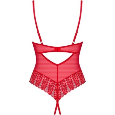 OBSESSIVE - INGRIDIA CROCHLESS ROUGE XL/XXL