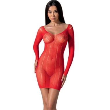 PASSION - BS101 BODYSTOCKING ROUGE TAILLE UNIQUE