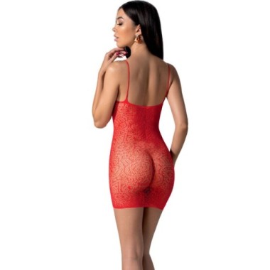 PASSION - BS096 BODYSTOCKING ROUGE TAILLE UNIQUE