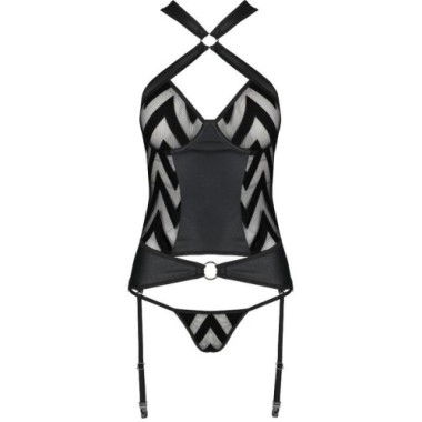 PASSION - HIMA CORSET CUIR ÉCOLOGIQUE S/M