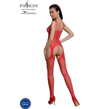 PASSION - BODYSTOCKING ECO COLLECTION ECO BS004 ROUGE