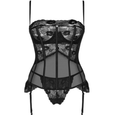 OBSESSIVE - CORSET ET STRING SERENA LOVE XL/XXL