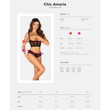 ENSEMBLE CHIC AMORIA 2 PIÈCES CUPLESS M/L