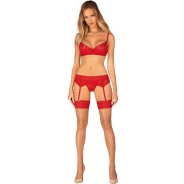 INGRIDIA ENSEMBLE TROIS PIÈCES ROUGE M/L