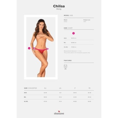 THONG CHILISA SANS CROCHET XS/S