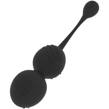 BALLES DE KEGEL VIBRANTES RECHARGEABLES NISHA NOIRES