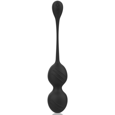 BALLES DE KEGEL VIBRANTES RECHARGEABLES NISHA NOIRES