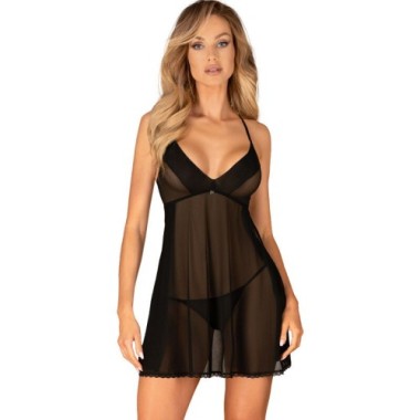 LATINESA BABYDOLL & STRING XL/XXL