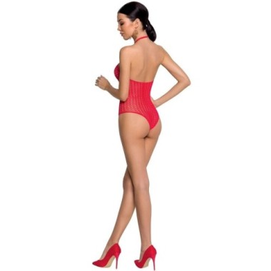 FEMME BS088 BODYSTOCKING ROUGE TAILLE UNIQUE