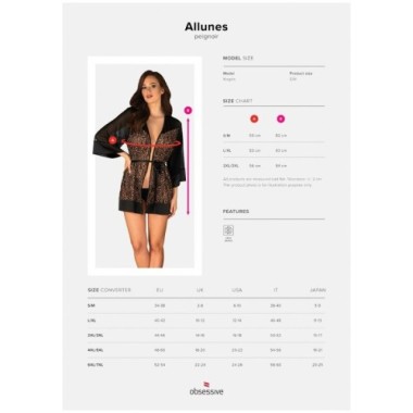 ALLUNES PEIGNOIR S/M